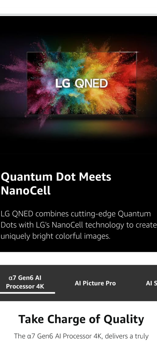 LG Smart TV QNED85 (QLED NanoCell) Quantum Dot Nano 55''64689496737922121