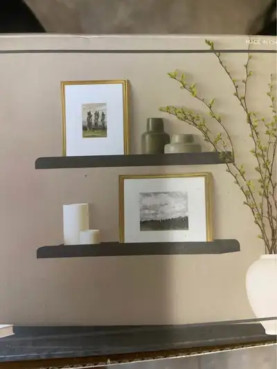 Wood Wall Shelf 2-Piece Set, View more