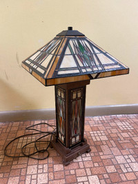 Tiffany Style Lamps. Stained Glass. Large Size.
