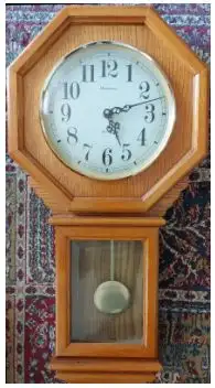 "MASTERPIECE" PENDULUM + CHIME WALL CLOCK, View more