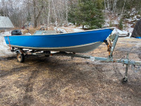 16 foot boat motor and trailer
