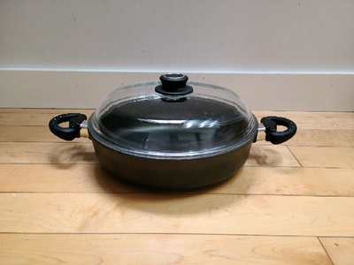 Titanium Exclusive Cookware: Titanium Casserole Pan 11″ with Lid, View more