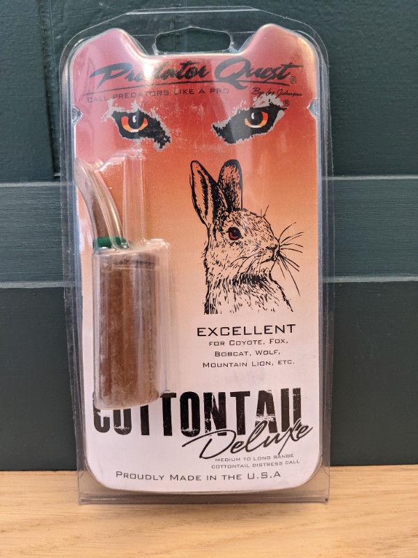 BRAND NEW - Predator Quest Cottontail Deluxe Hunting Game Call in Fishing, Camping & Outdoors in Kitchener / Waterloo