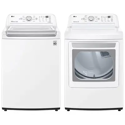 LG-washer top load 5.6CUft with warranty-$599--NO TAX, View more