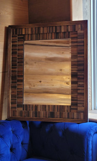 30"x 36" Mirror Surrounded by Reclaimed Wood Brand New in Box