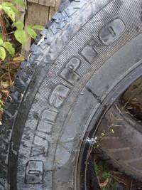 P 235/75R 17 tires Two 17 inch Dynapro Hankook tires $50