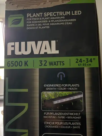 Fluval plant spectrum LED 6500k 32 watts 24-34”, View more