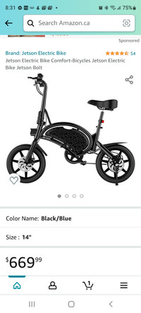 BRAND NEW Jetson PRO electric bike