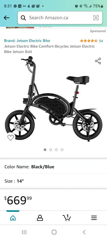 BRAND NEW Jetson PRO electric bike, View more