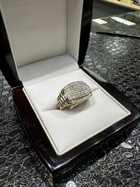 Two Tone Diamond Rolex Ring