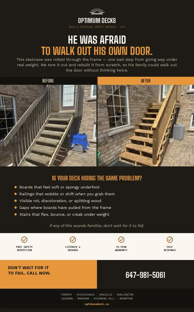 Affordable Deck Repairs & Small Outdoor Jobs – GTA