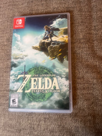 New Zelda game and Nintendo switch case