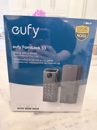 Brand new Eufy FamiLock s3 Sealed in the original factory packaging Retail price on Amazon is $479+t...