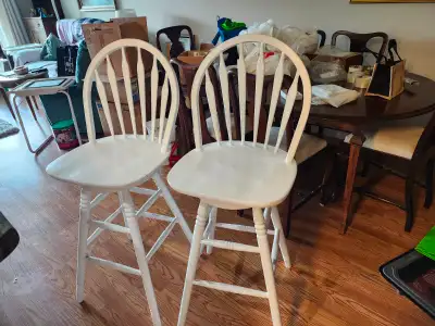 Two Kitchen Stools, View more