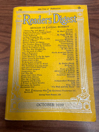 Vintage 1930’s Readers Digest for sale.