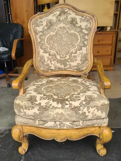 Vintage Ornate Armchair, View more