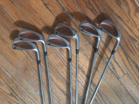 Taylormade Burner RH golf irons.