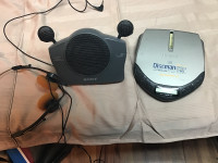 Sony discman esp et haut parleur srs-T1 de sony