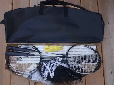 Portable badminton set for 4, View more