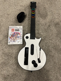 Nintendo wii wireless guitar and lego rockband