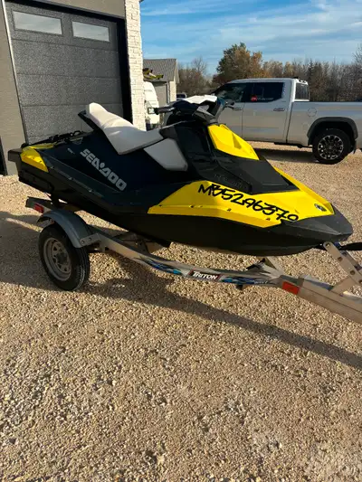 2015 Sea Doo Spark. Yes it’s still available. 49 original hours. Comes with Triton aluminum trailer...