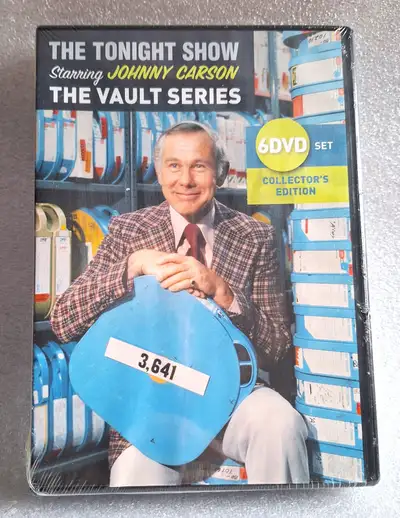 The Tonight Show Starring Johnny Carson - Vault Series 6 DVD Collectors Edition Set. Brand New still...