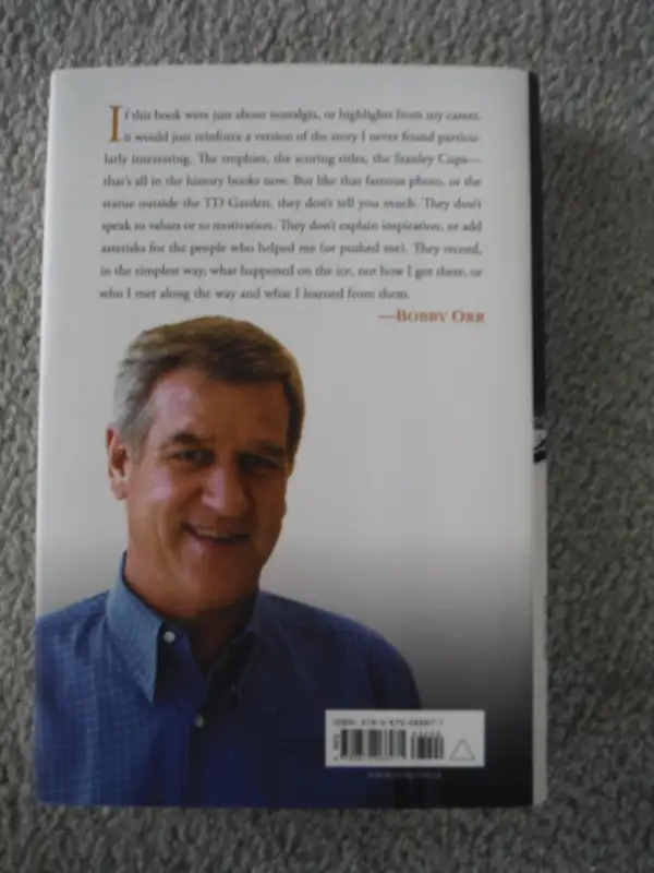 Mint Condition Bobby Orr's Hardcover Book "My Story" For Sale ! in Non-fiction in City of Halifax - Image 3