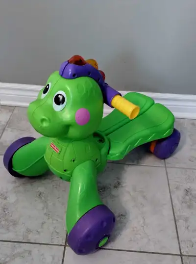 Musical Walk and Ride On Dino Toy with Lights, View more