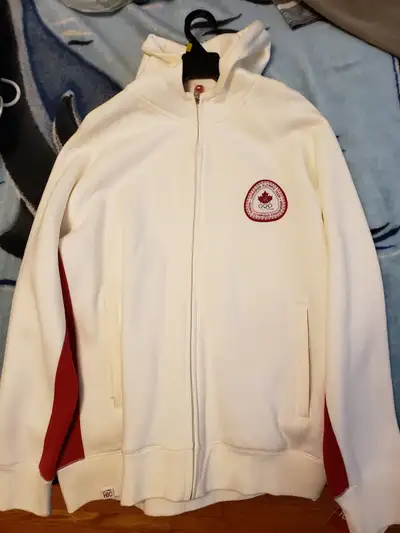 HBC 2006 Canadian Olympic Team full zippered hooded jacket mens, View more