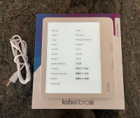 Kobo Libra 2 with clear case 