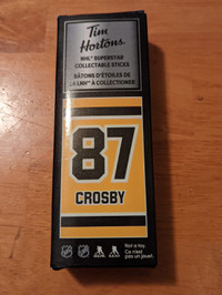 NEW Tim Horton's NHL Superstar Collectable Stick Crosby 87