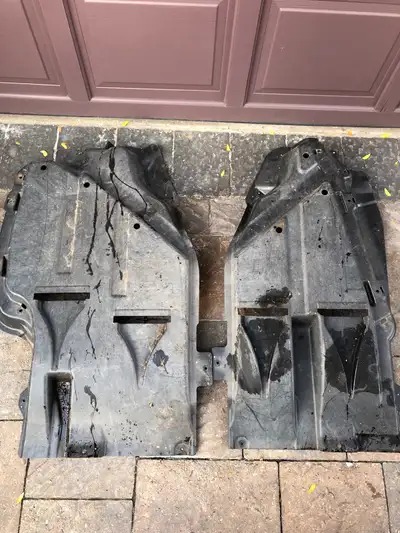 OEM both underbody shields panels for BMW X3 (2004-2010)