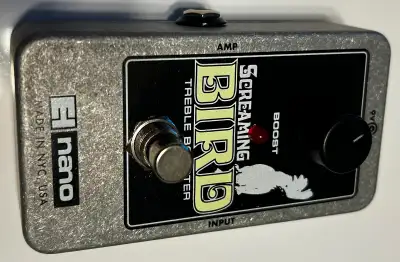 Electro-Harmonix Screaming Bird Guitar Pedal. Treble Booster., View more