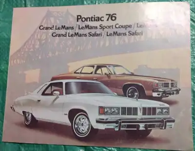 1976 PONTIAC  BROCHURE, View more