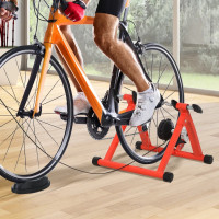 Bike Trainer Magnetic Bicycle Stand Indoor Exerciser w/ Quick Re
