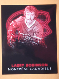 Larry Robinson Montreal Canadiens 8 x 10 Unsigned Photo