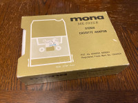Vintage Mona MK-703 Stereo Casette To 8 Track Adapter in Origina