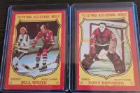 Vintage hockey cards