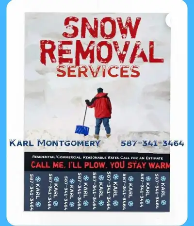 We offer residential and commercial snow removal at great prices. We are dependable and do quality s...