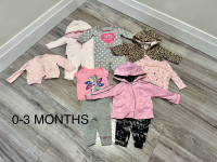 Brand Name 3 Month Baby Girl Lot 