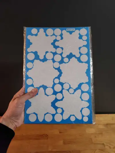 Qeedee Snowflake Window Clings - 12 Sheets, View more