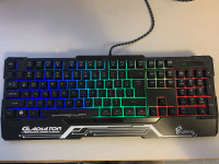 USED Gaming Keyboard LED