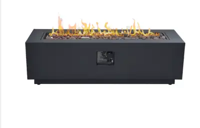 Black Outdoor Fire Table (NEW, UNOPENED)