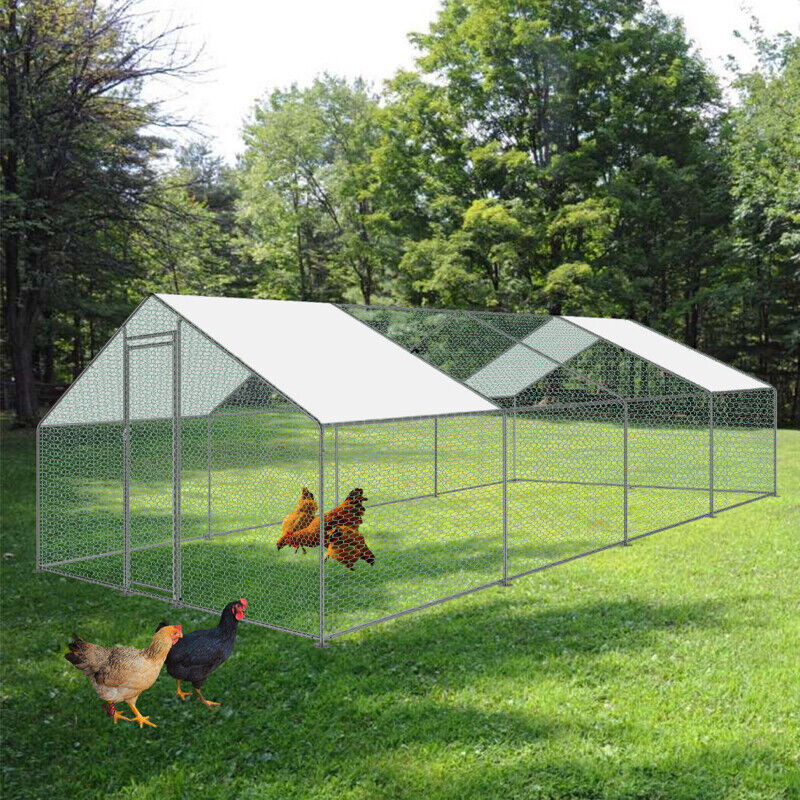 Galvanized Chicken and Pet Coop/ Cage / Enclosure (4 sizes avl