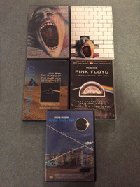 Pink Floyd Roger Waters Music Dvds EUC The Wall Dark Side Moon