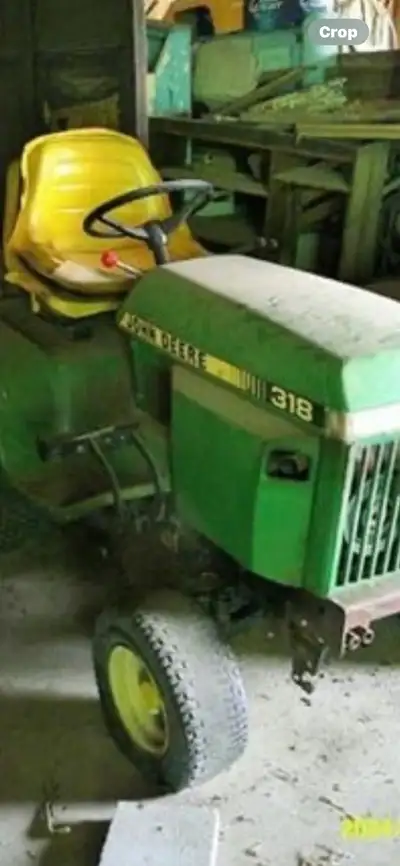 LOOKING FOR John Deere 316 318 322 332 transaxle hydro transmission pump WILL BUY your complete gard...
