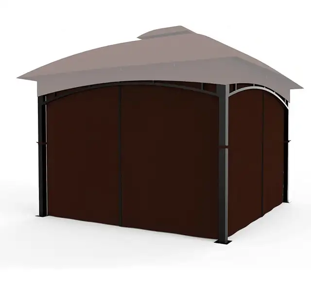 COZYVIDA Gazebo Universal Replacement Privacy Curtains - 10’x10’ in Patio & Garden Furniture in Markham / York Region - Image 2