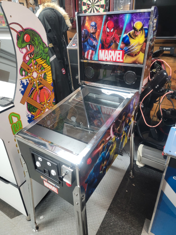 Arcade1up marvel pinball upgraded 50 tables Older Generation City