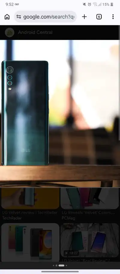 Sellling LG Velvet  5G 128 Gig, View more