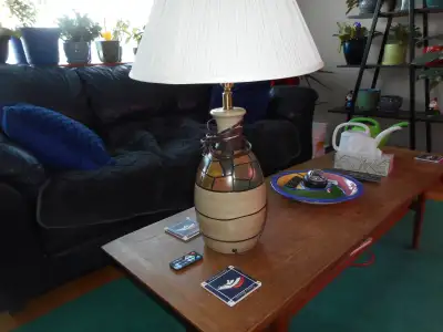 Two matching table lamps, View more